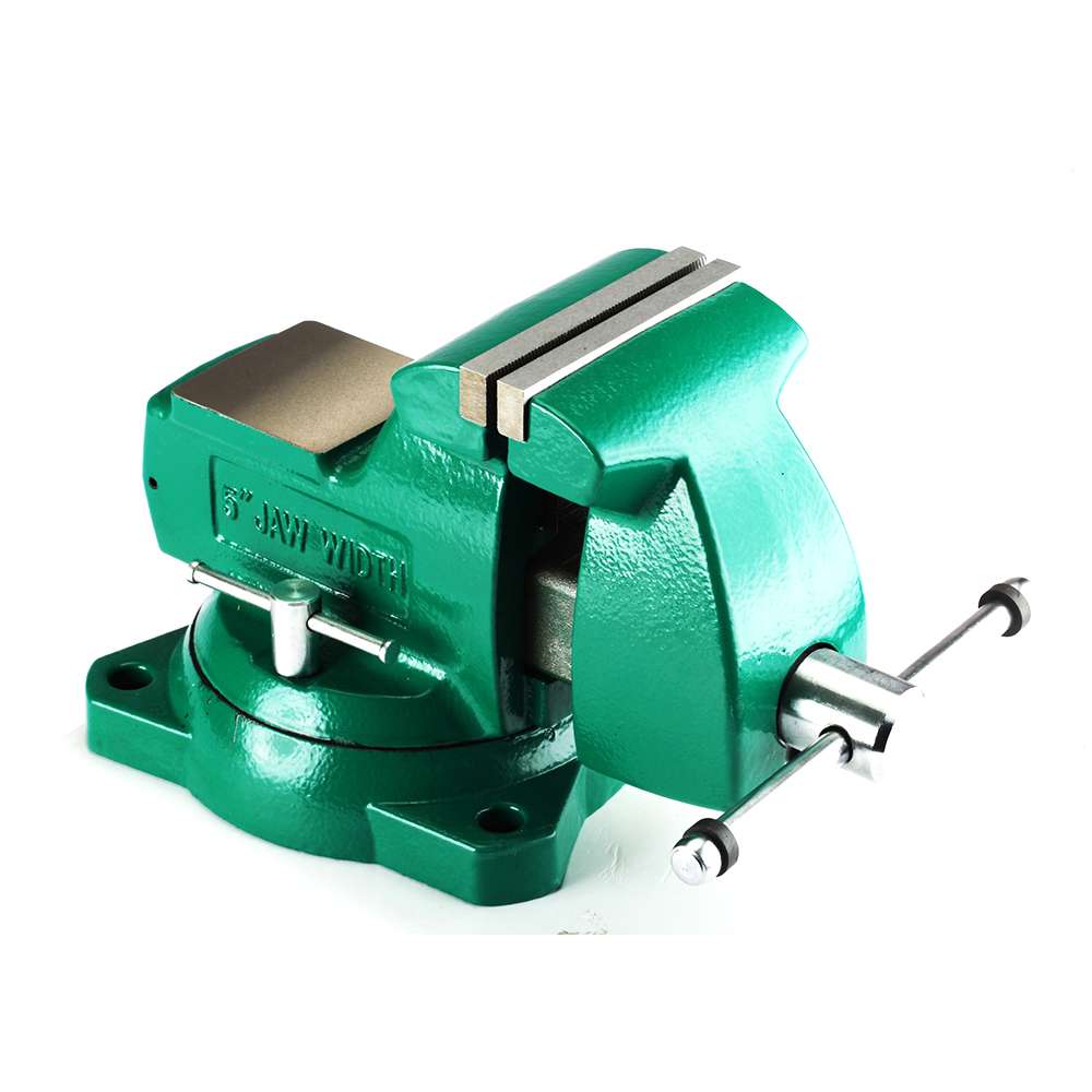 SATA Mechanics Bench Vise Made of Heavy-Duty Cast Iron 4
