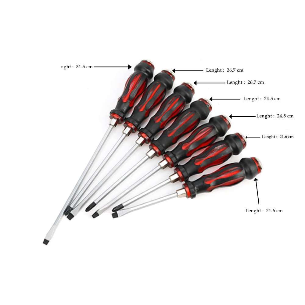 طقم مفكات براغي مكون من (7Pcs) قطع 0