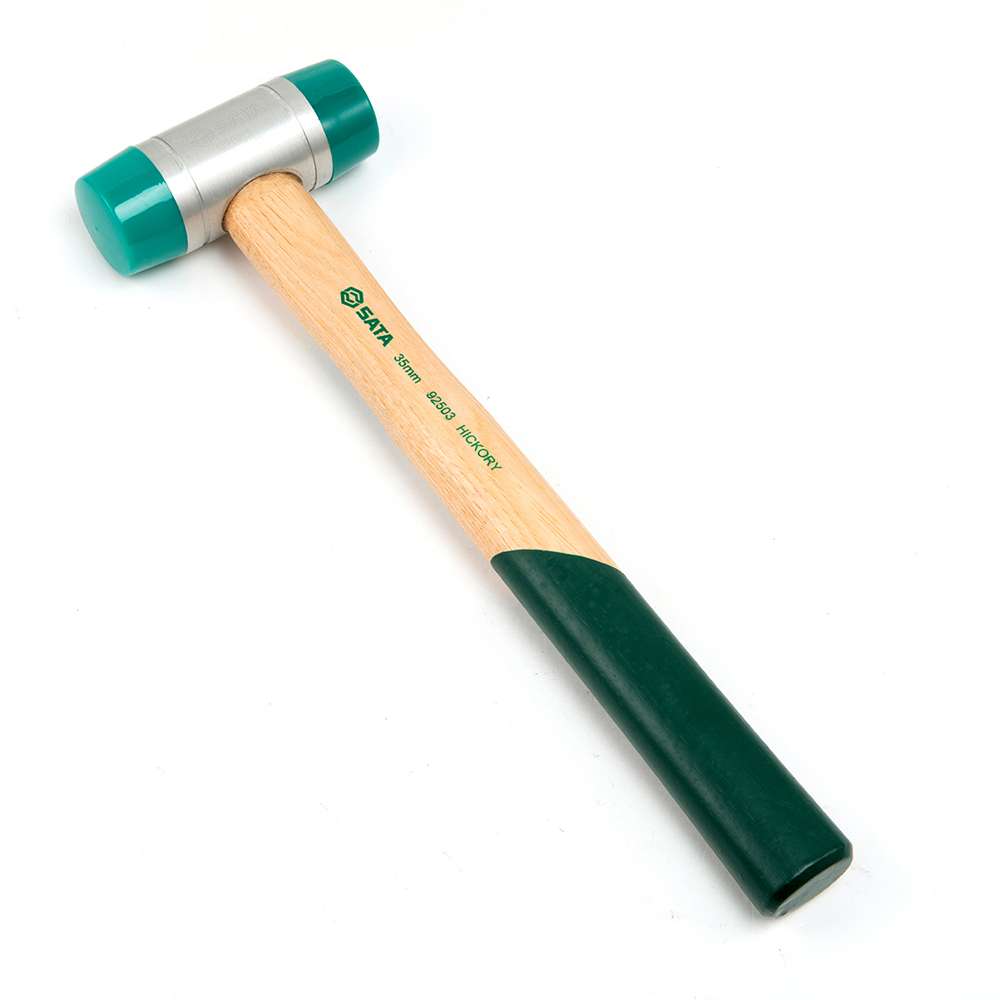 مطرقة ساتا بمقبض من خشب الجوز ذات الوجه الناعم وزن و قياس (160g/260mm) موديل (ST92501) 0