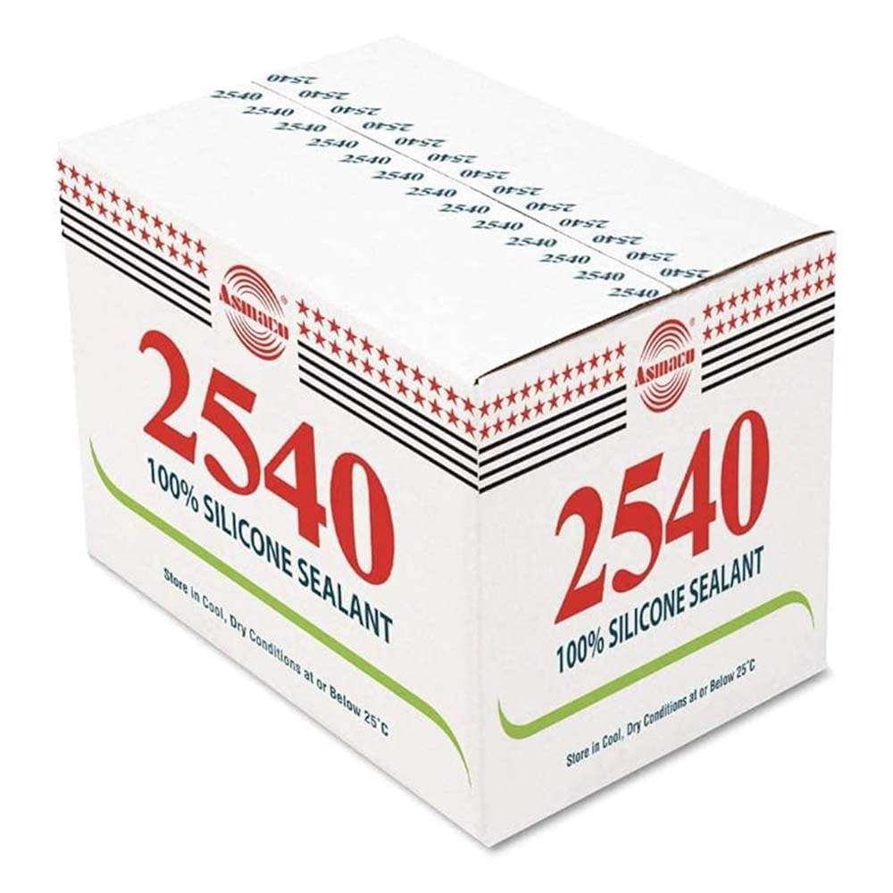 Asmaco 2540 Silicone White - Per Ctn 1