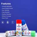National Paint Acrylic Spray Paint 314 Golden Brown 400ml 2