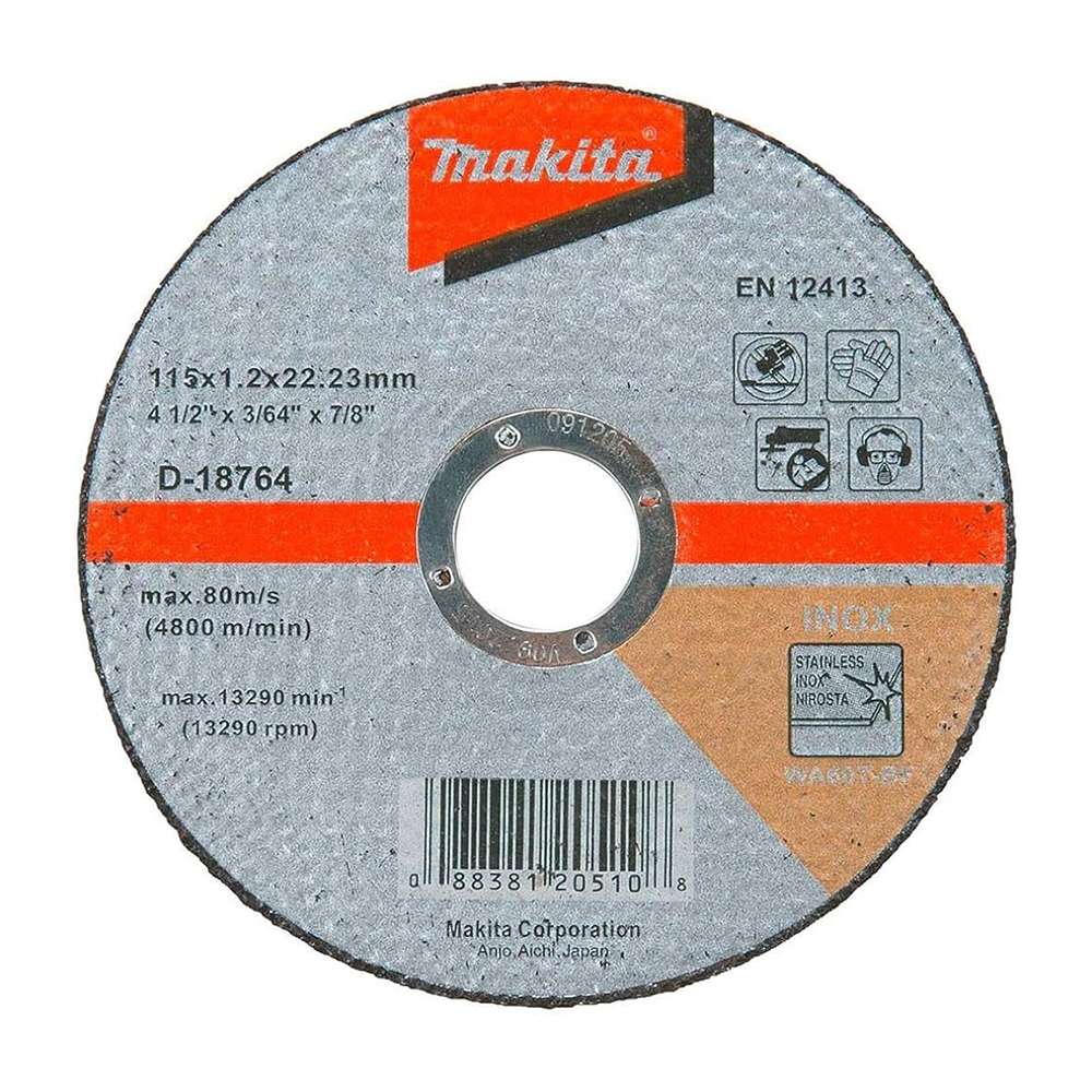 Makita D-18758 Cut-off wheel 100 x 1.0 x 16mm WA60T Stainless 0