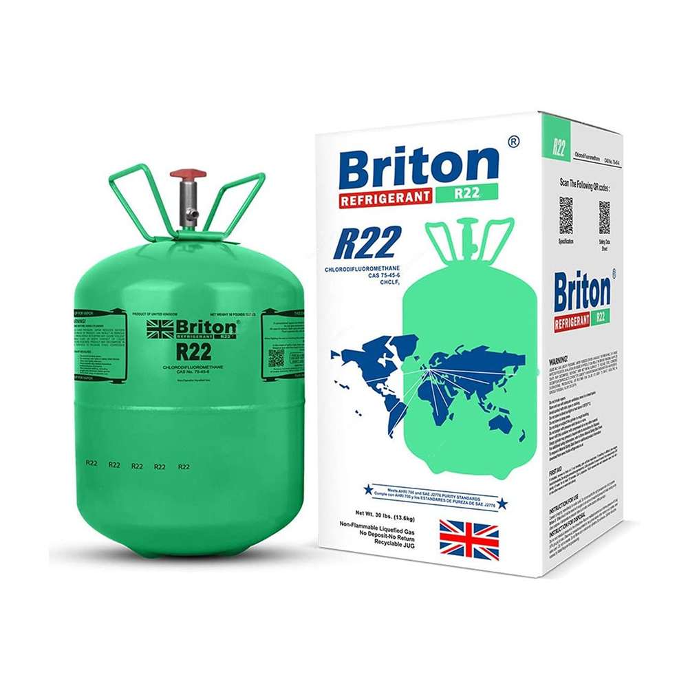 Briton Refrigerant GasBR-R22 13.6 Kg Green 0