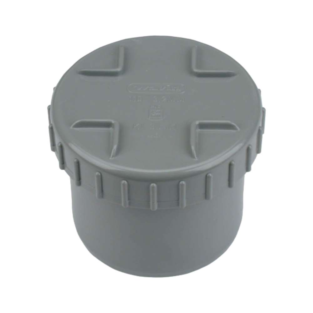 Atlas 110MM UPVC Access Cap - Per Pcs 0
