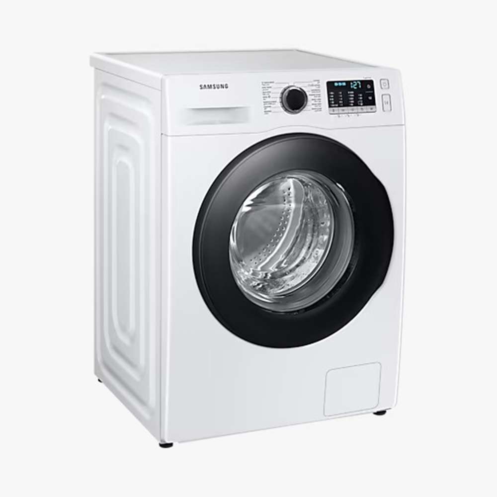 غسالة (Samsung) سعة (8Kg) ذات التحميل الأمامي باللون الأبيض بنظام البخار (Hygiene Steam) موديل (WW80TA046AE) 1