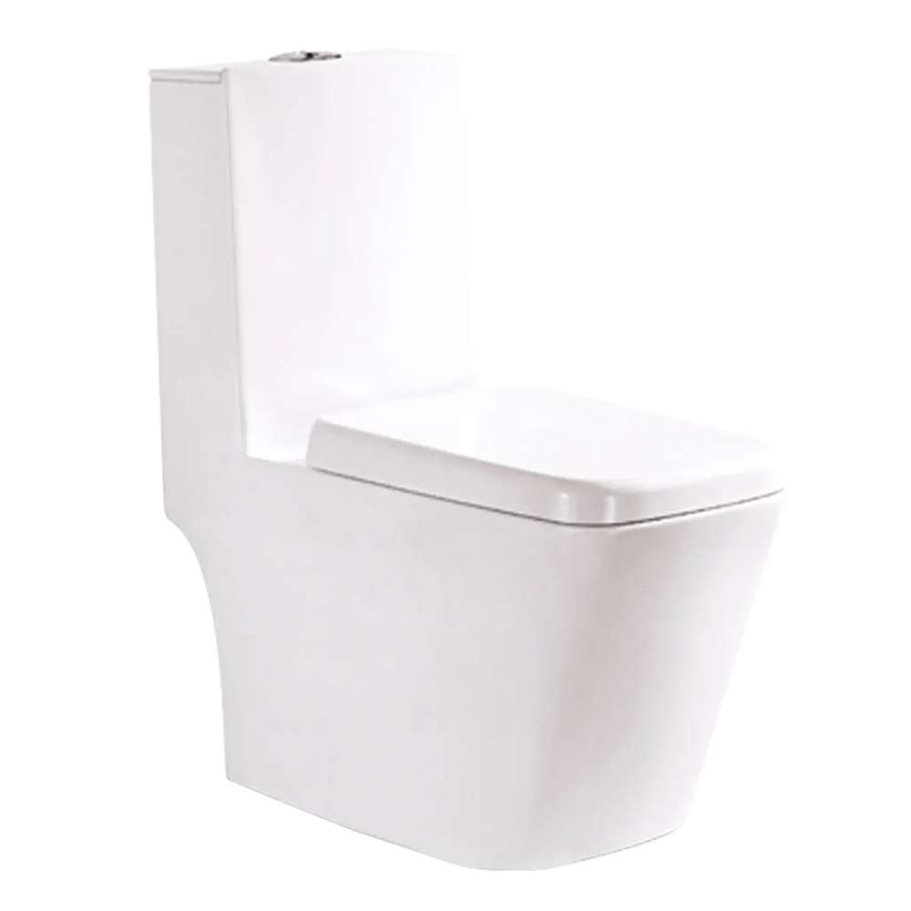 Milano Eco 2020 140500100444 S-Trap Water Closet with Tank - White 0