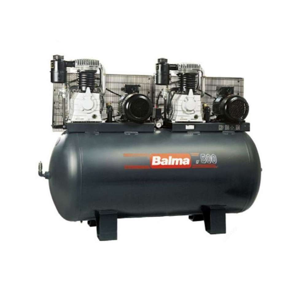 ضاغط الهواء (Balma) استطاعة (11HP) حصان بضغط (5.5Bar) باللون الأسود موديل (B5900B/500T5.5) 0