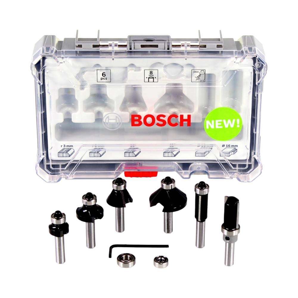 Bosch Professional 2607017468 Trim & Edge Router Bit Set - 6 Pcs/Set 3
