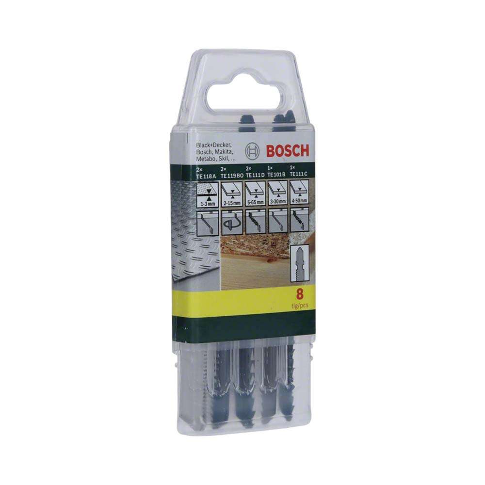 Bosch 2607019458 Jigsaw Blade Set with T-Shaft – 8 Pcs/Set 3