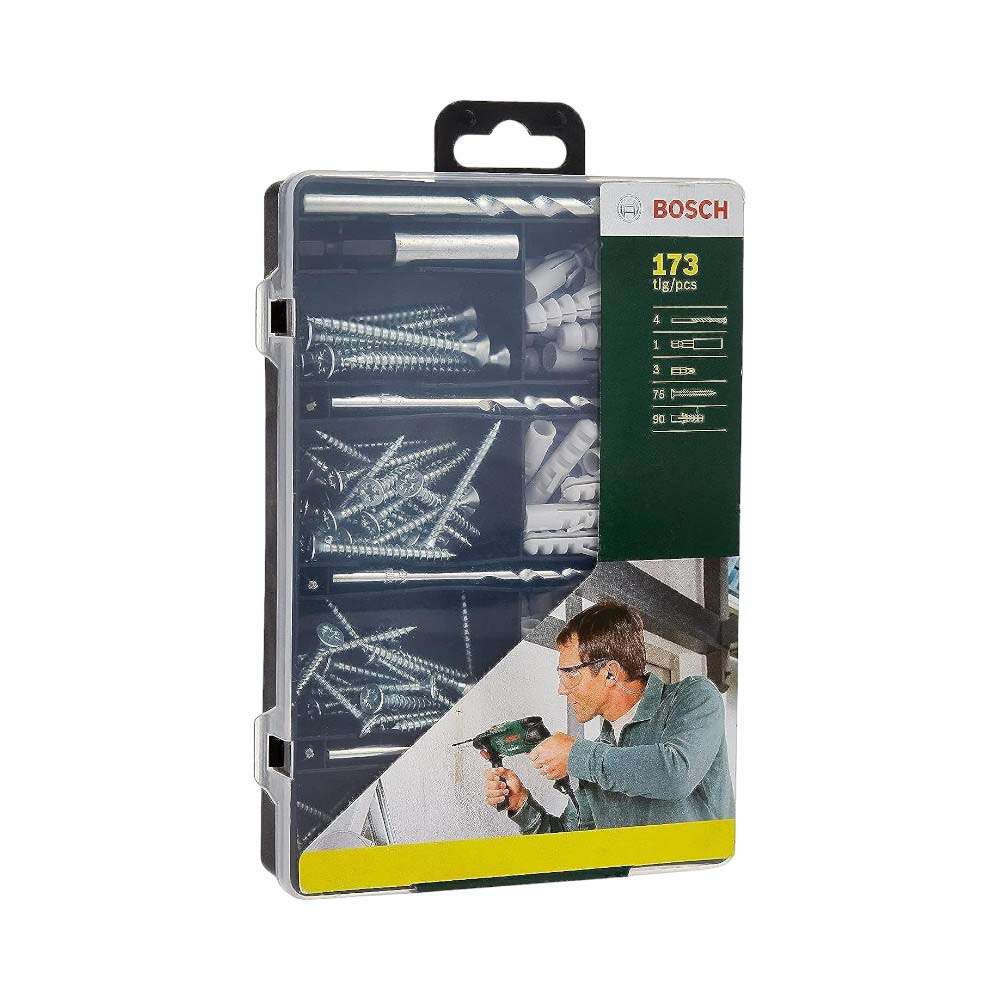 Bosch 2607019511 Fixing/Mounting Set - 173 Pcs 2