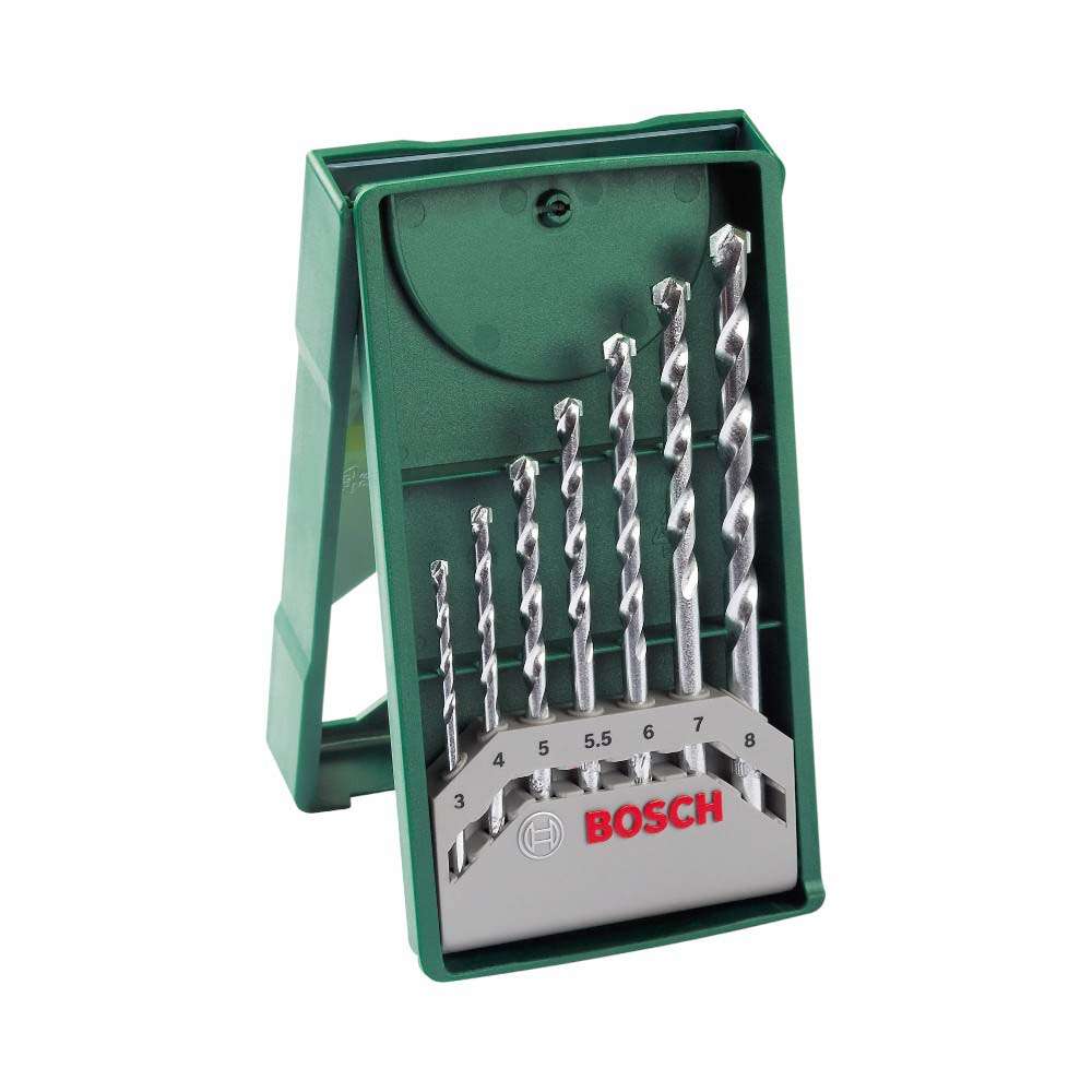 Bosch 2607019581 Mini X-Line Masonry Drill Bit Set - 7 Pcs/Set 0