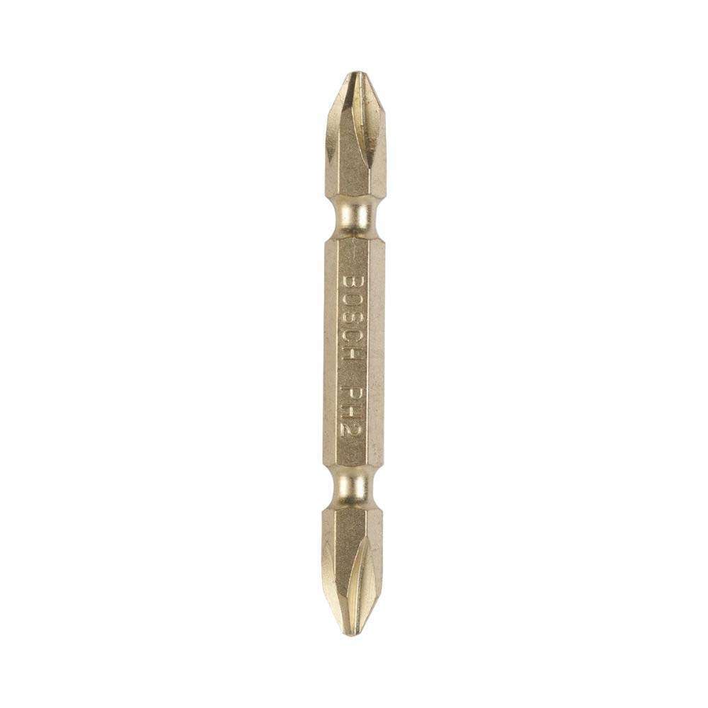 Bosch (2608521042) 65MM PH2 Double Ended Bit, Universal gold, 10Pcs/Set 0