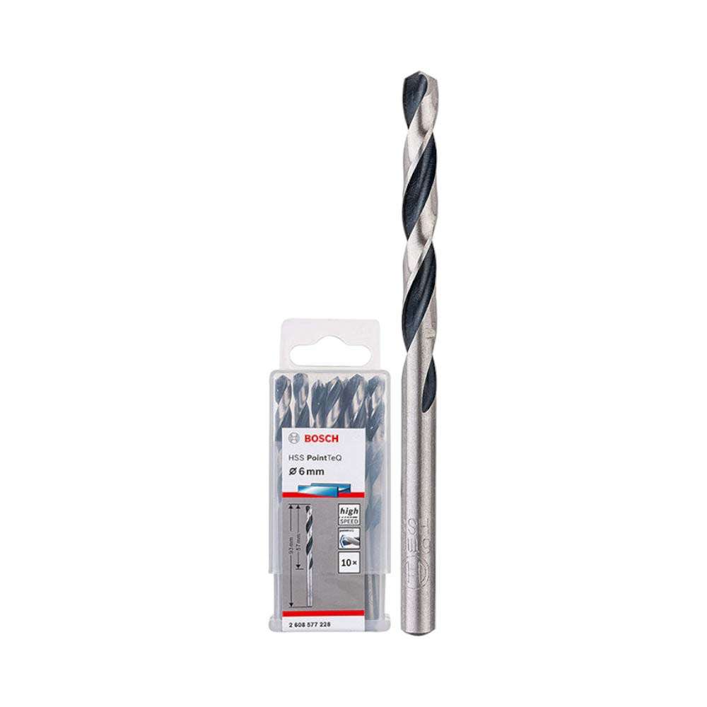 Bosch 2608577228 HSS Metal Twist Drill Bit Set 6mm - 10 Pcs/Pack 2