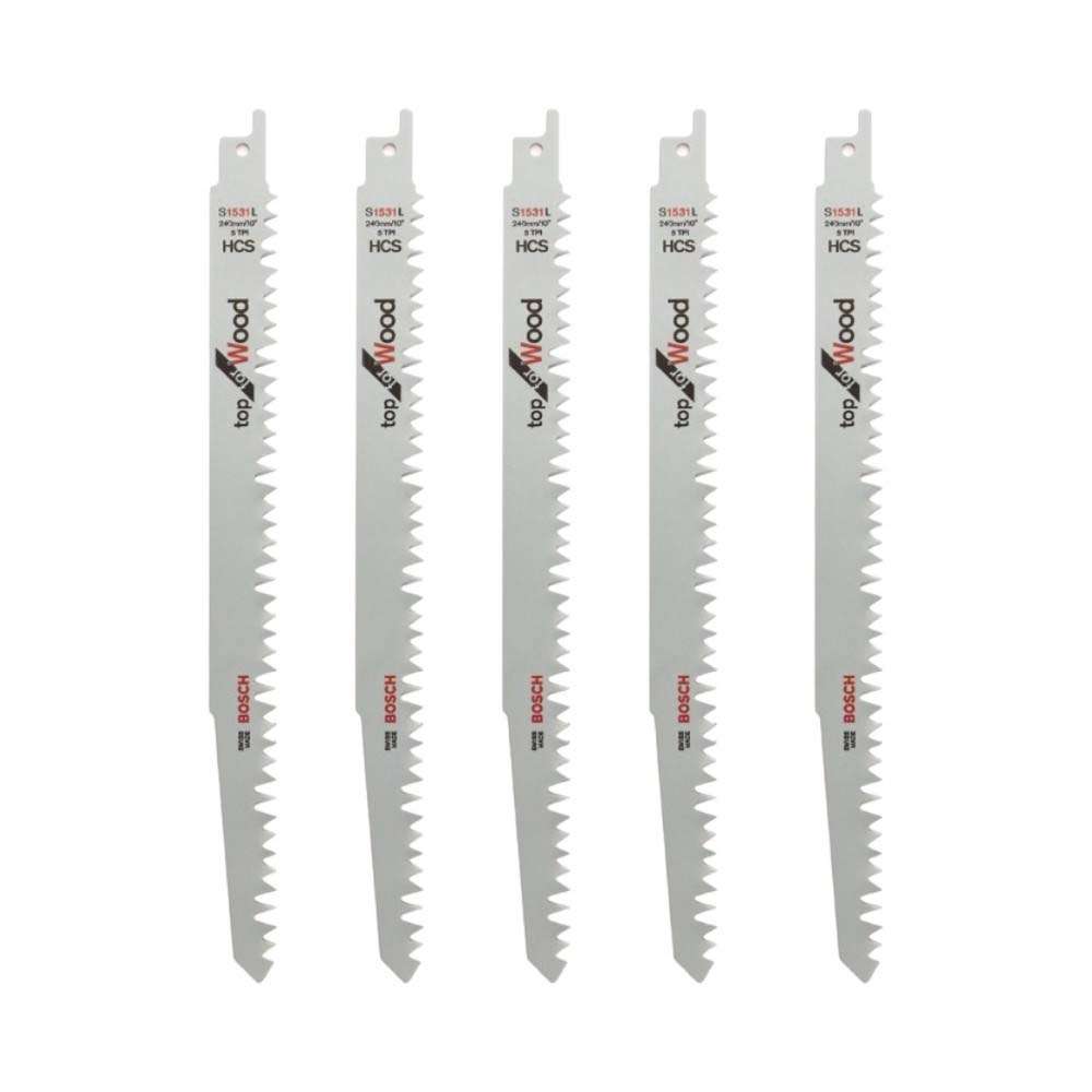 Bosch 2608650676 S1531L Sabre Saw Blade - 5 Pcs/Set 0