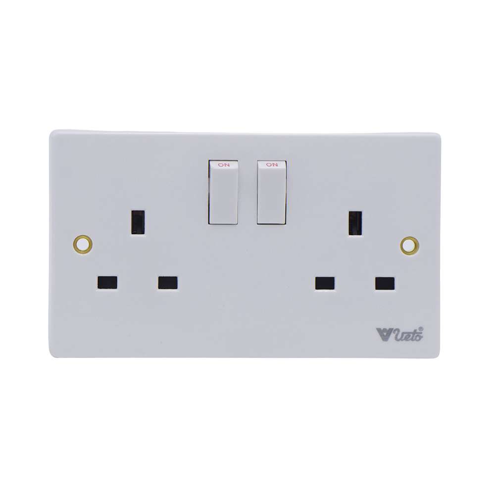 Veto 13A Double Socket 0