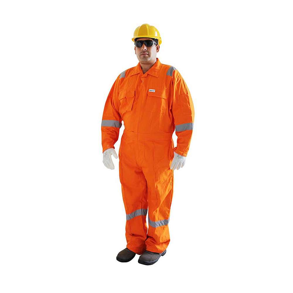 Vaultex VOR 260GSM Cotton Coverall , Orange, 4XL 0
