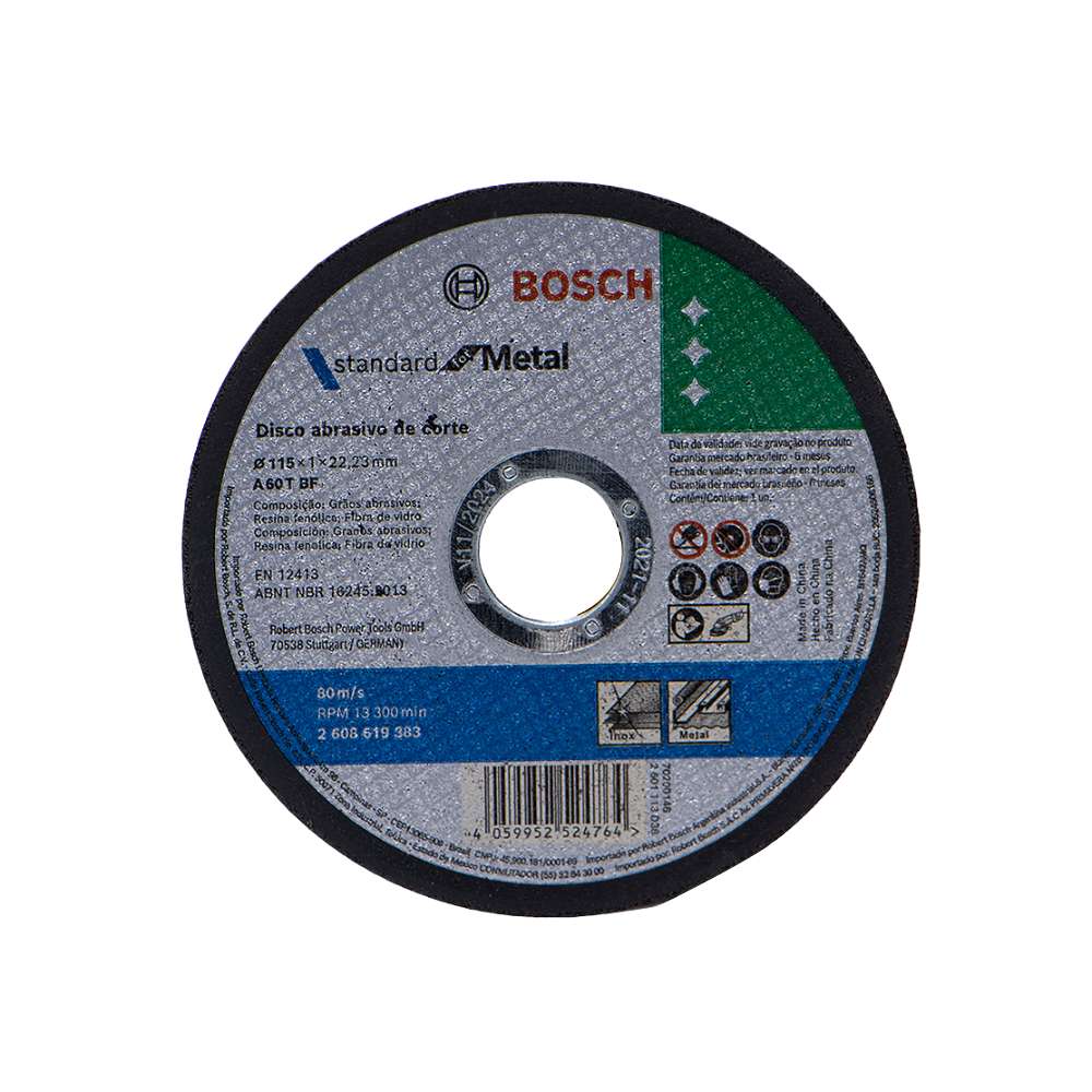 Bosch (2608619383) 115MM Standard Metal Cutting Disc 0