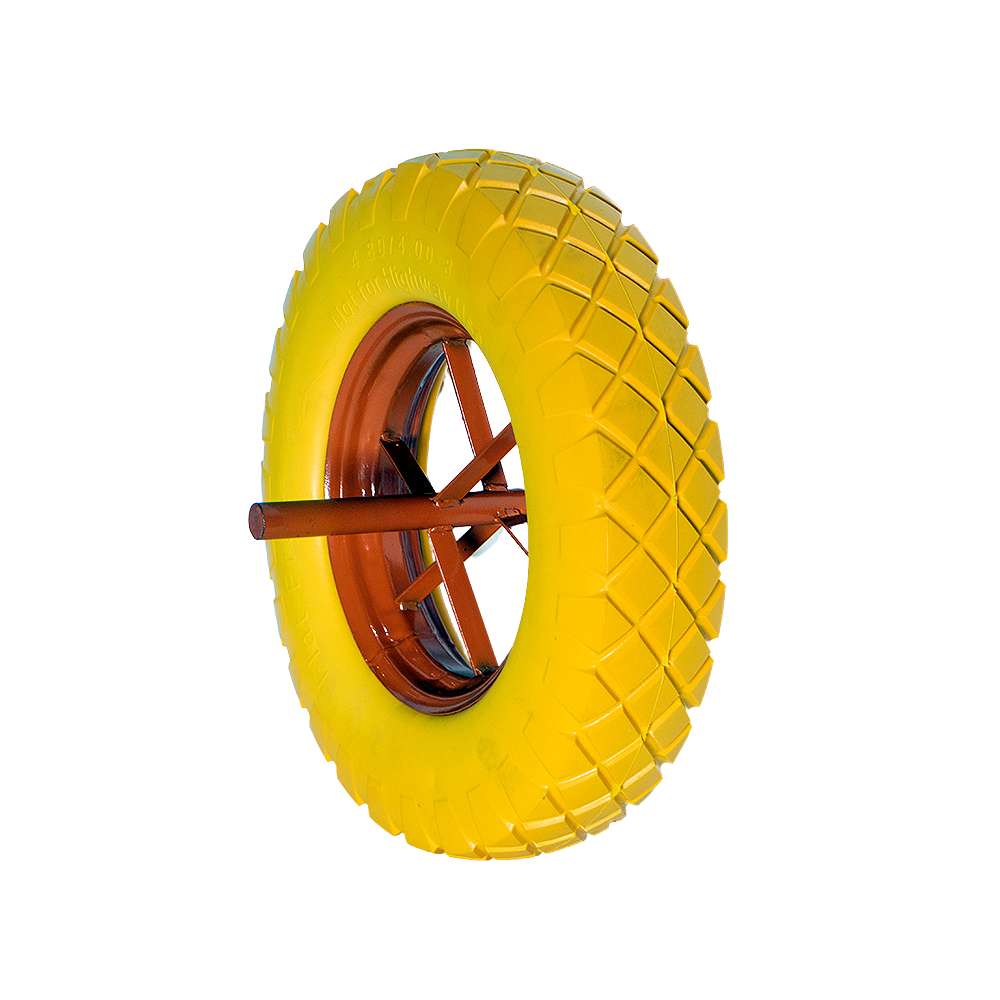 14 x 4" Foam Tyre 0