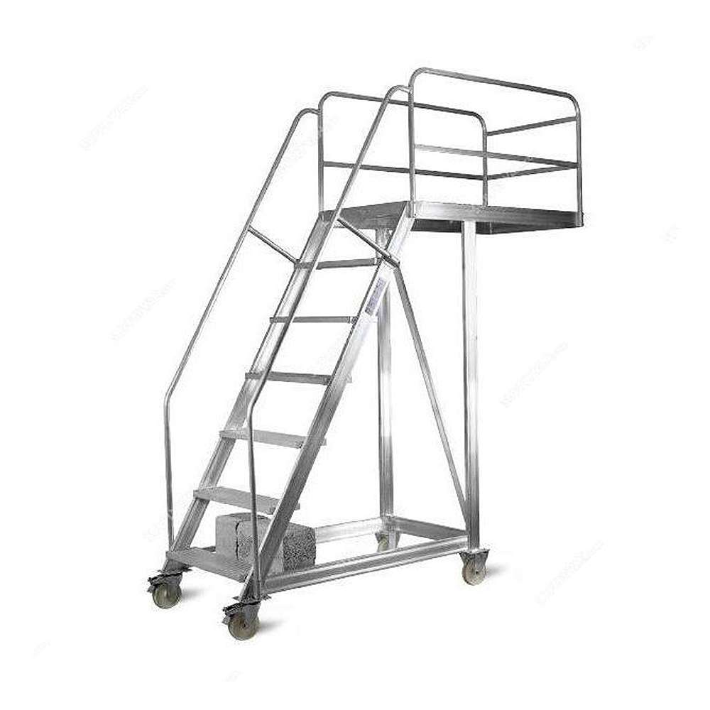 Topman 10 Steps Aluminium Cantilever Staircase Ladder ACSL10 0