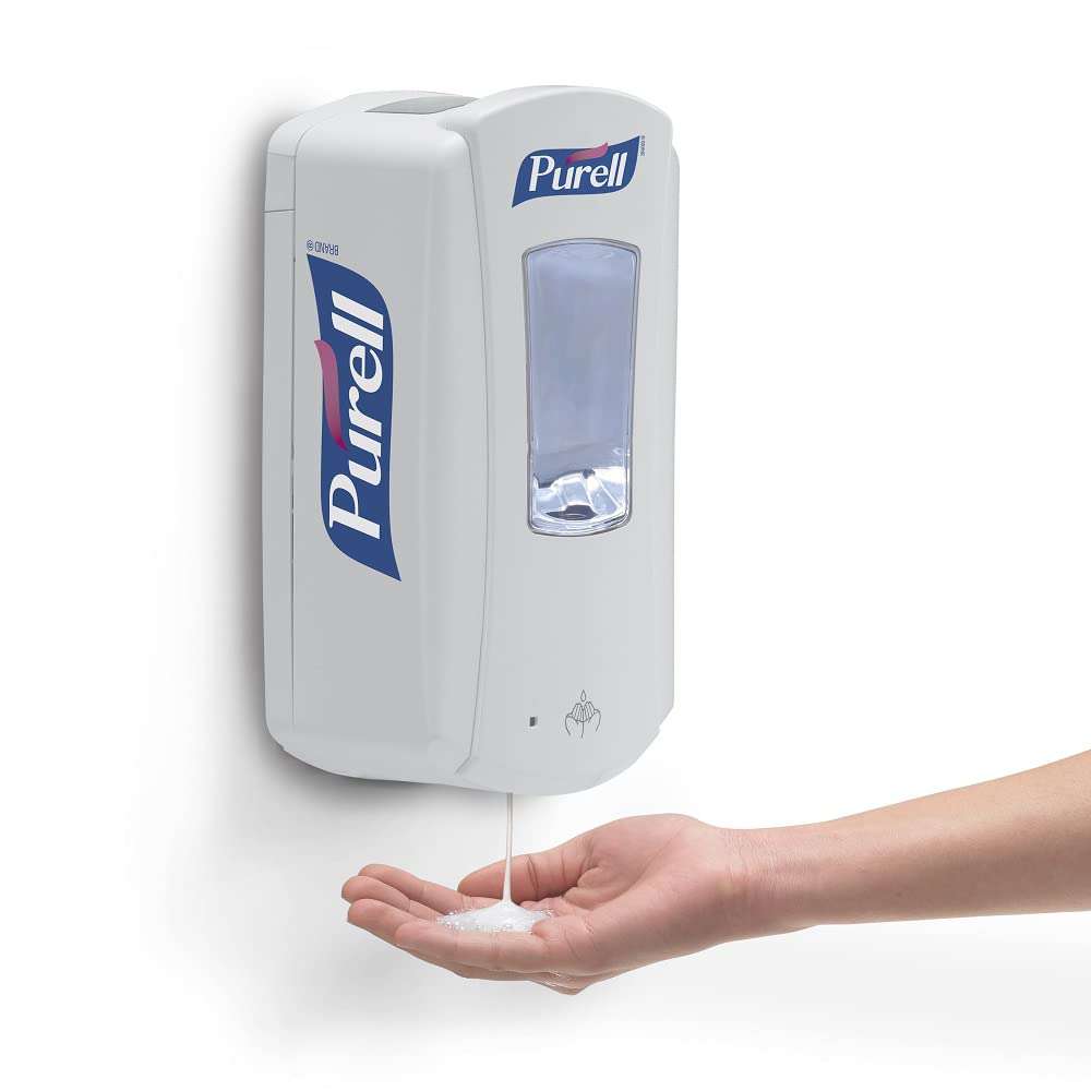 موزع التعقيم البلاستيكي (LTX-12) من (Purell) يعمل دون لمس وزن (6.73Kg) سعة (1200ml) 1