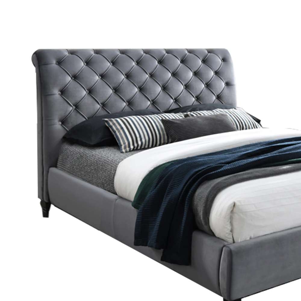 RoChester King Bed - Grey 3