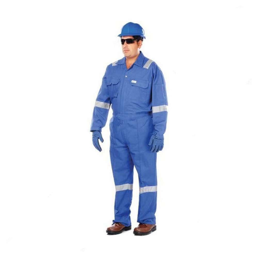 Vaultex Coverall With Reflective Strips VRB 260GSM M Royal Blue 0