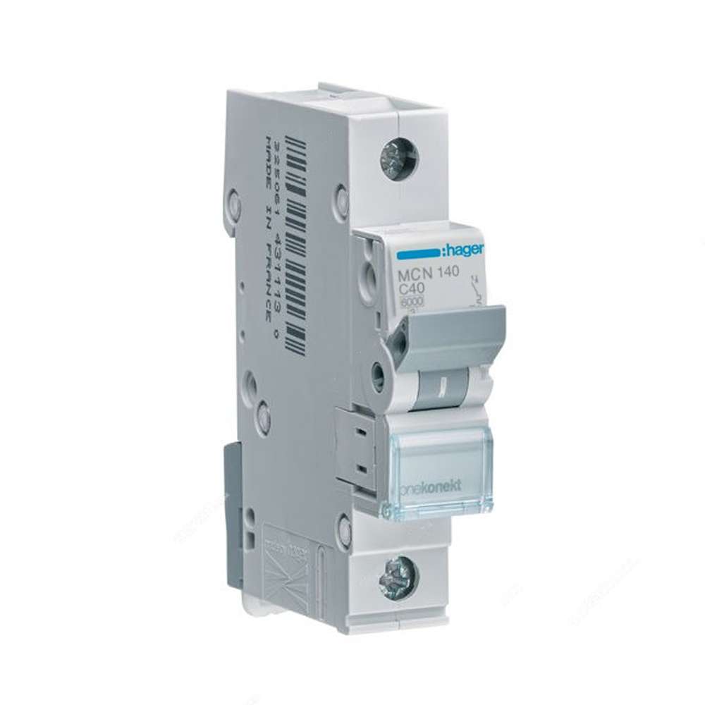 Hager 1P 40A Miniature Circuit Breaker (MCB) 0