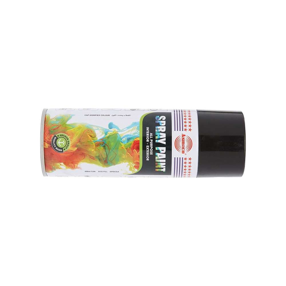 Asmaco Spray Paint Black - Per Ctn 2