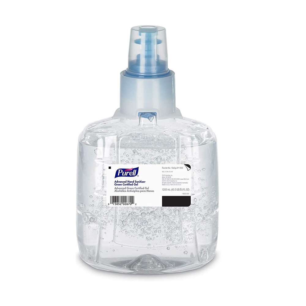 Purell LTX Advanced Gel Hand Sanitizer (Transparent 1200 ml 2.38 Kg) 0