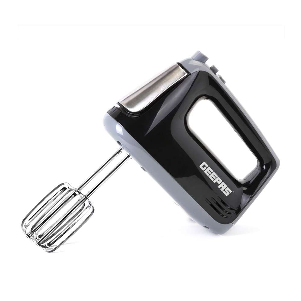 خلاط الطعام الإحترافي (Geepas) باستطاعة (400W) المزود بخمس سرعات مع وظيفة التوربو و مضارب العجين المصنوعة من الكروم موديل (GHM43020UK) 0