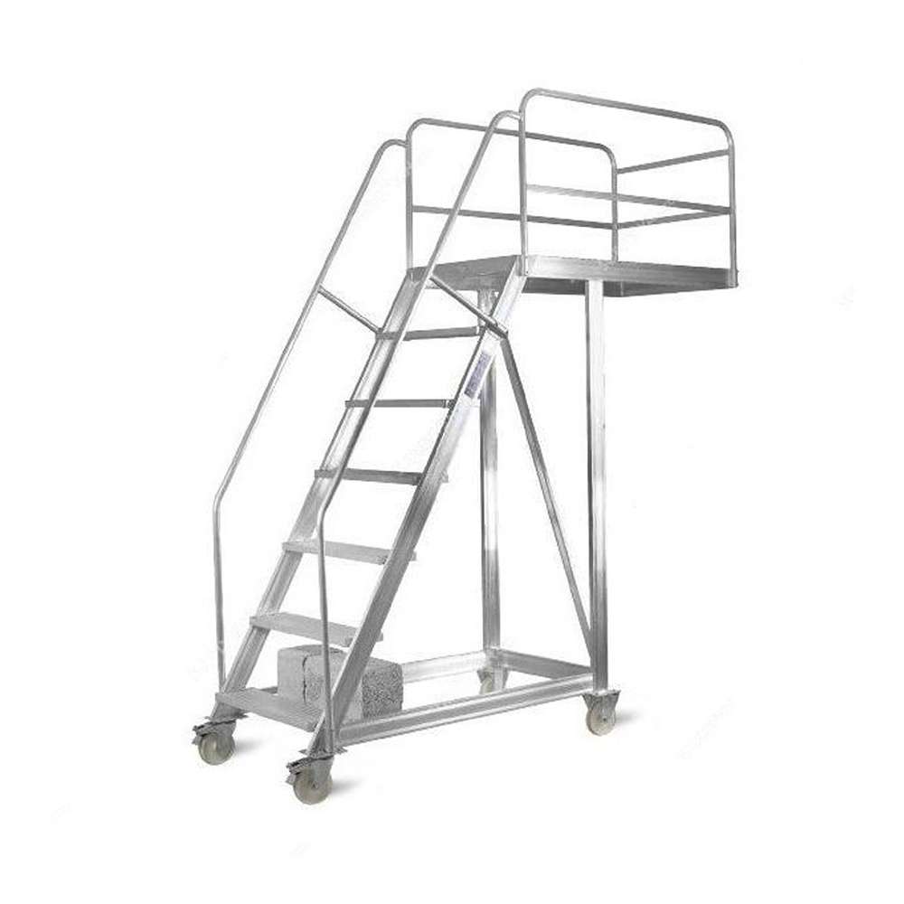 Topman 9 Steps Aluminium Cantilever Staircase Ladder CSAL9 250 Kg Loading Capacity 0