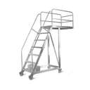 Topman 9 Steps Aluminium Cantilever Staircase Ladder CSAL9 250 Kg Loading Capacity 0