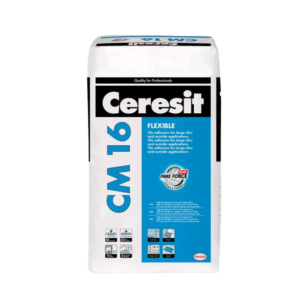 Henkel Polybit Ceresit CM16 White Cementitious Tile Adhesive 25KG 1