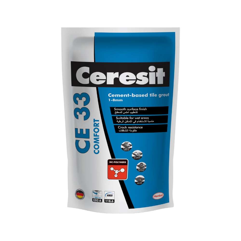 Henkel Polybit Ceresit CE33 Cream Joint Grout 5KG 0