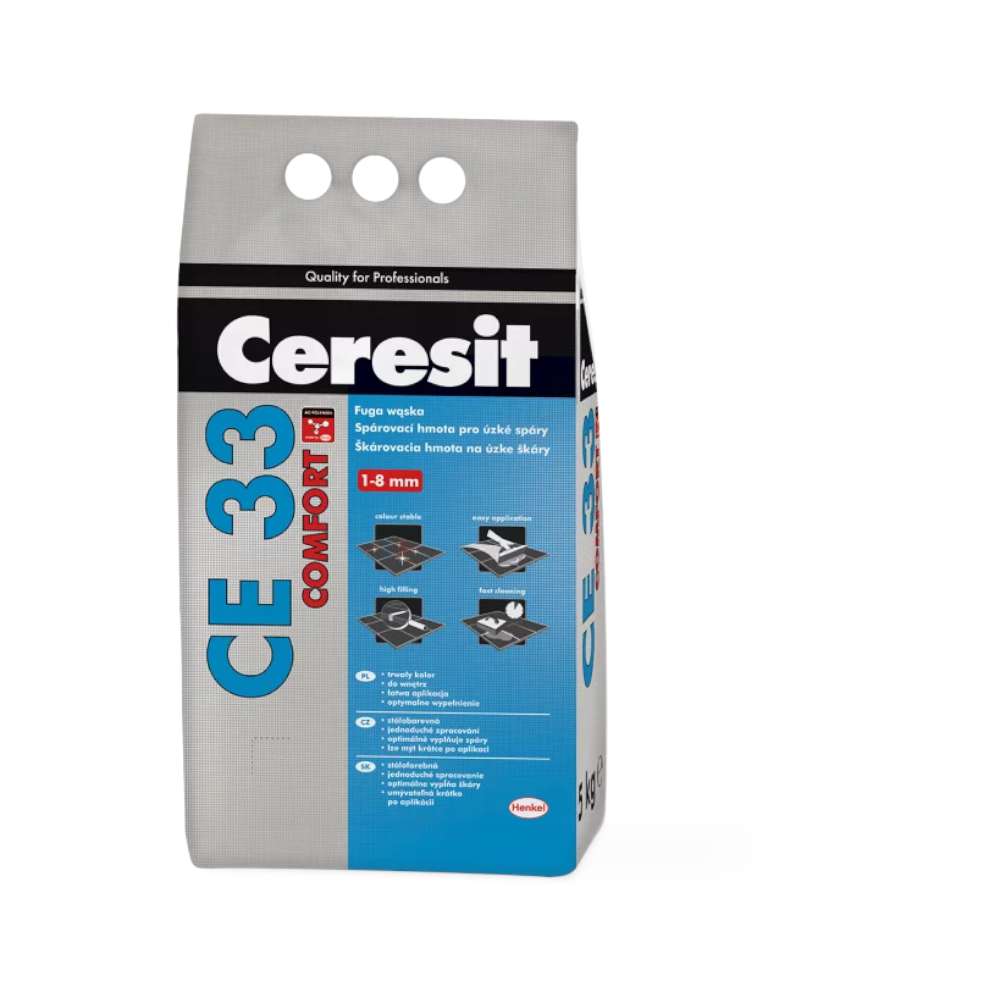 Henkel Polybit Ceresit CE33 Cream Joint Grout 5KG 2