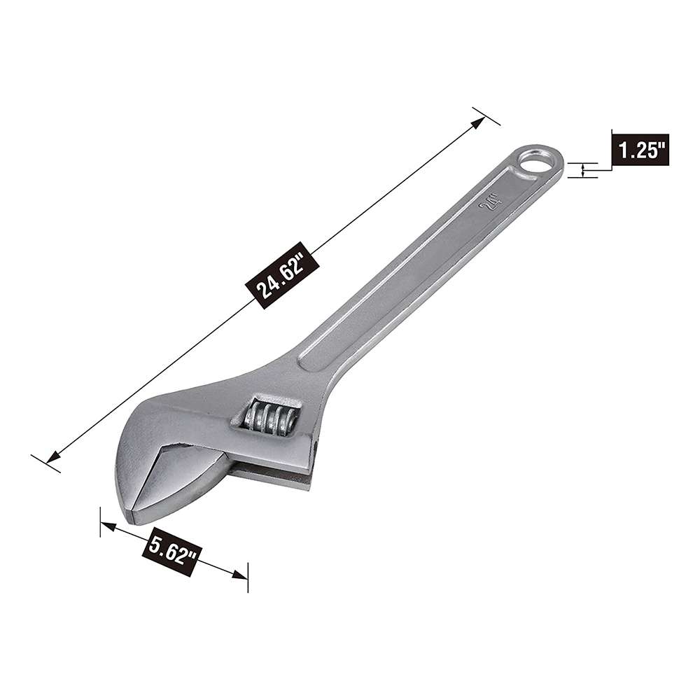 24" Adjustable Wrench 5