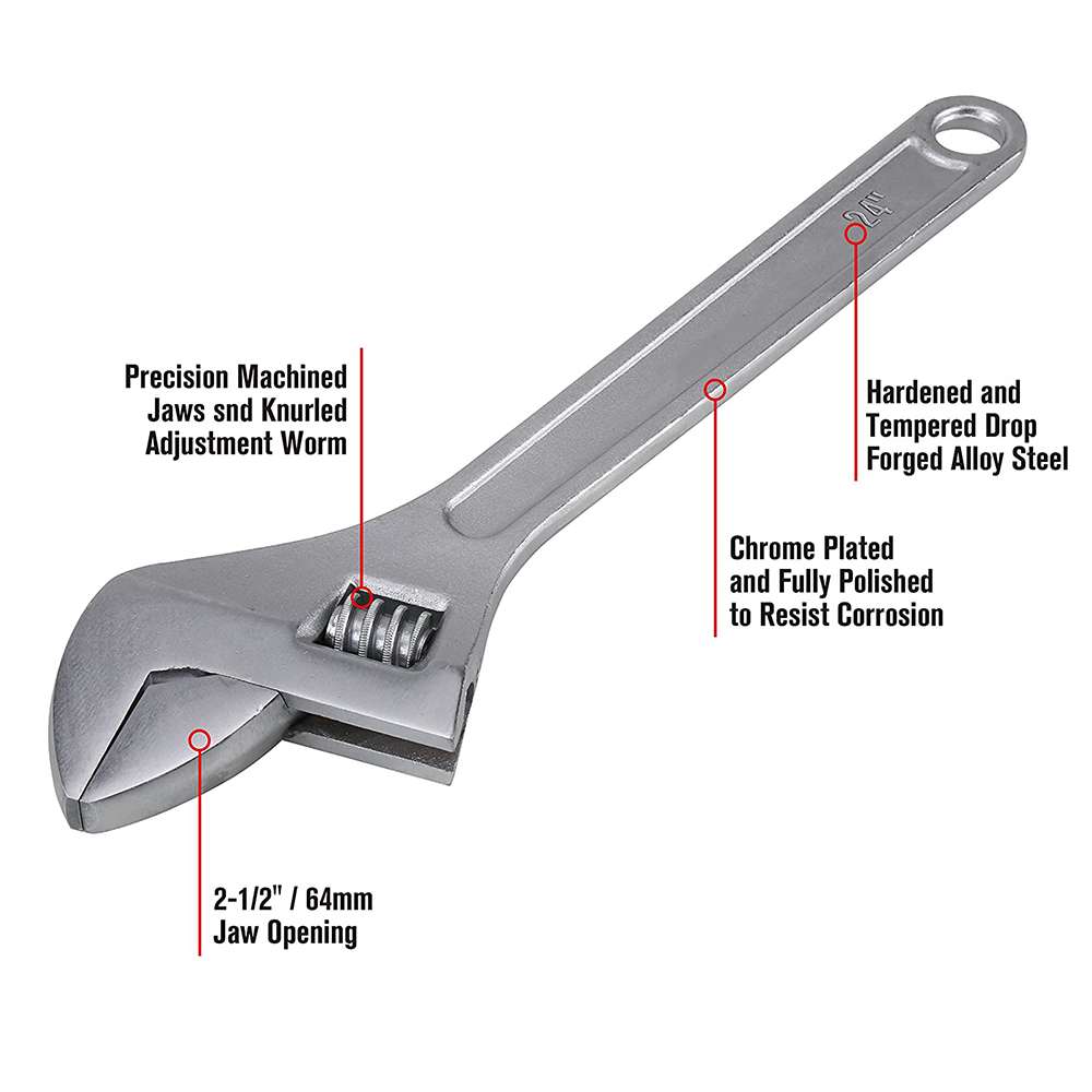 24" Adjustable Wrench 1