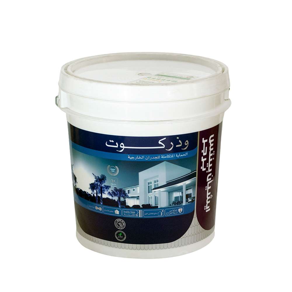 Asian Paints Berger Weather Coat Flex-Tex Ultra 4L White 1