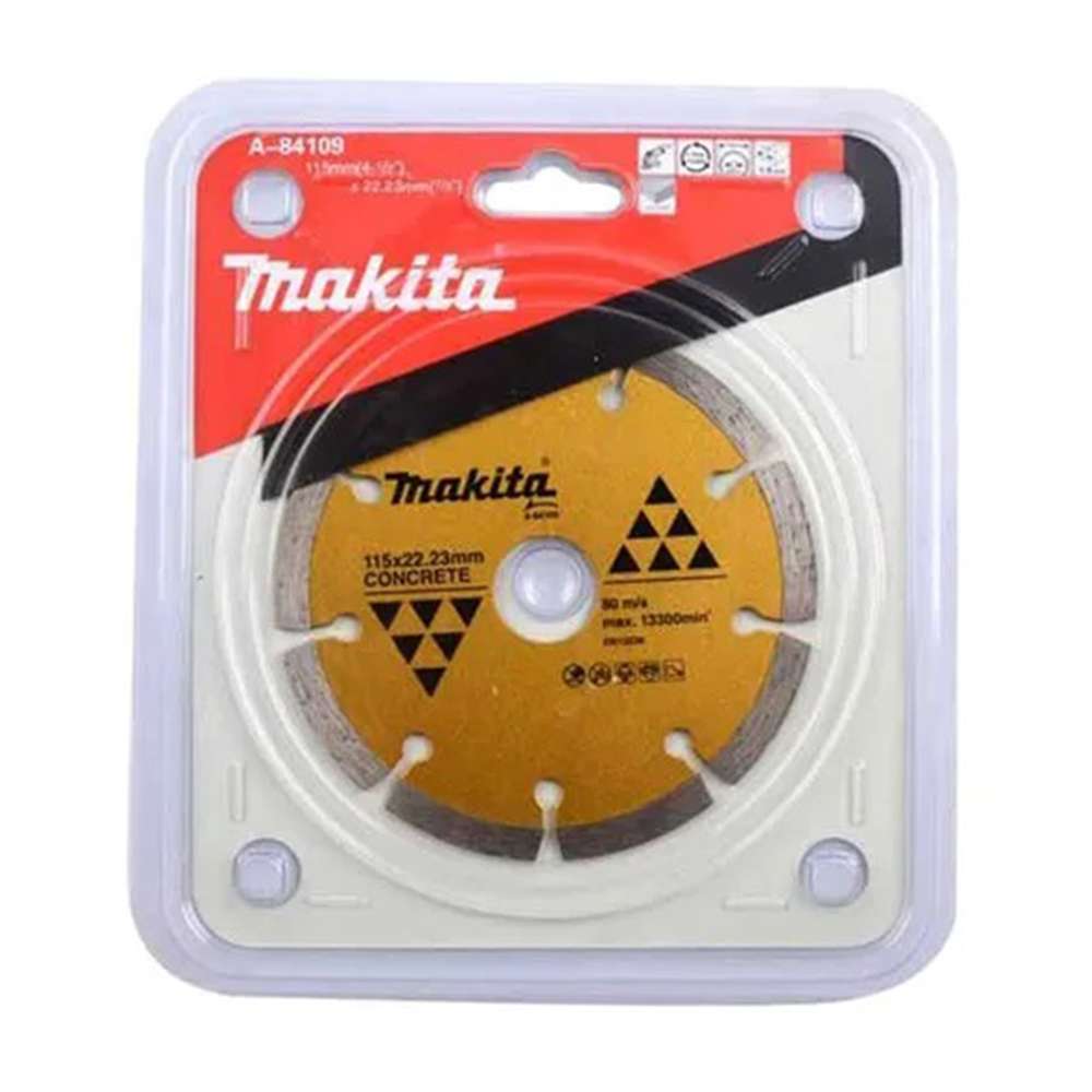 Makita A-84109 115mm Dry, Segmented, Concrete Diamond Wheel 1