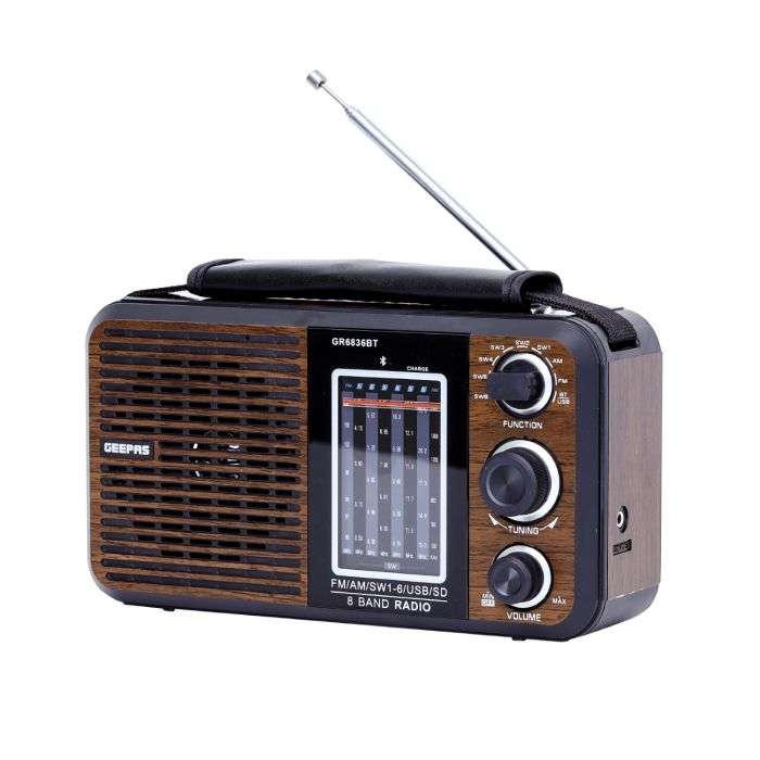 Geepas Rechargeable Radio with Long Term Rechargeable Battery & Perfect Sound Quality 1