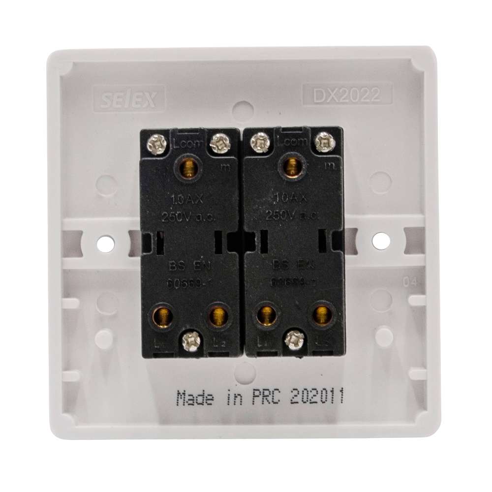 Salex IP66 10AX 2 Gang 2 Way Light Switch 1