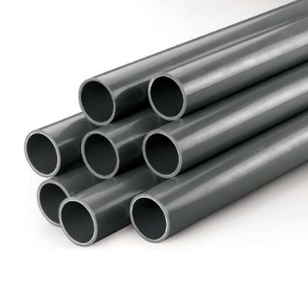 أنبوب أطلس (UPVC) قياس (6") سماكة (3.2mm) طول (6m) متوافق مع معيار (BS4514) يباع (Per Pcs)