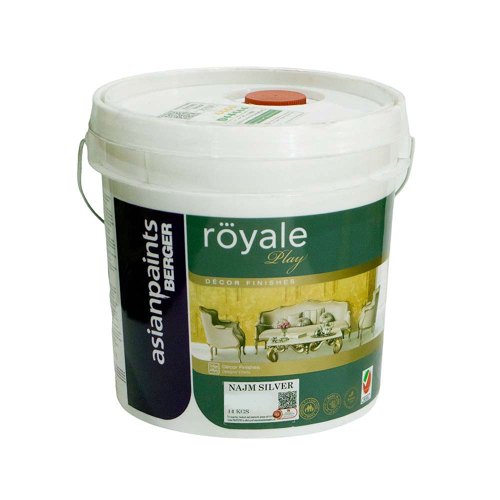 Asian Paints Berger Royale Play Najm 14Kg Silver 1