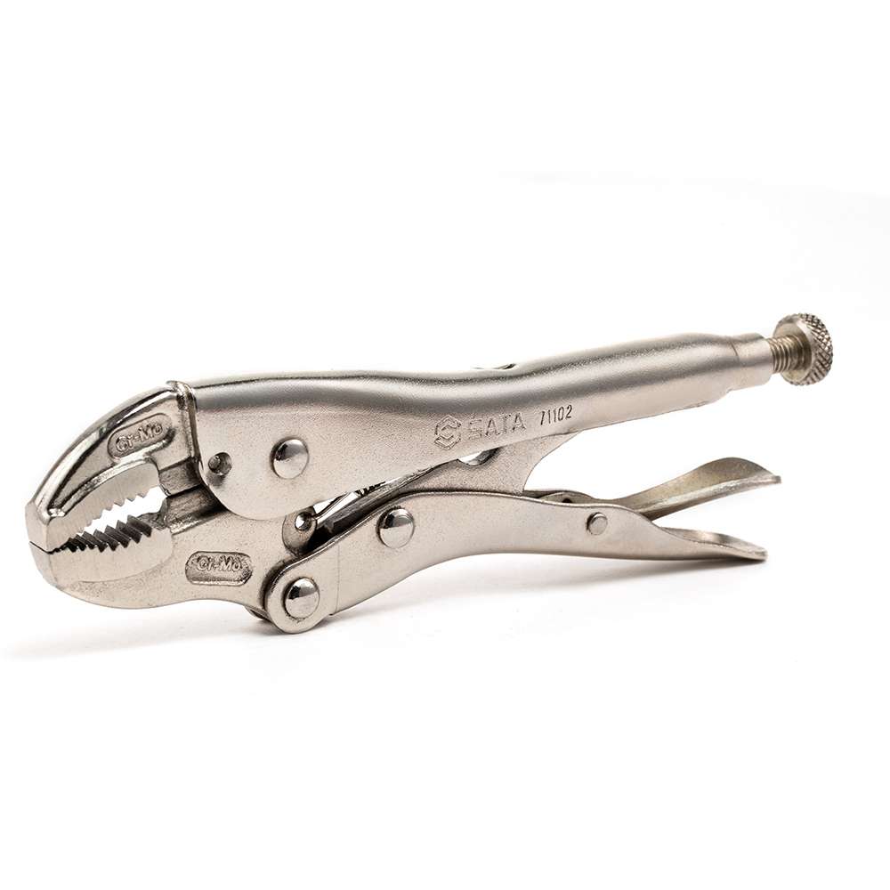 SATA Curved Jaw Locking Pliers Chrome Molybdenum Alloy Steel 2