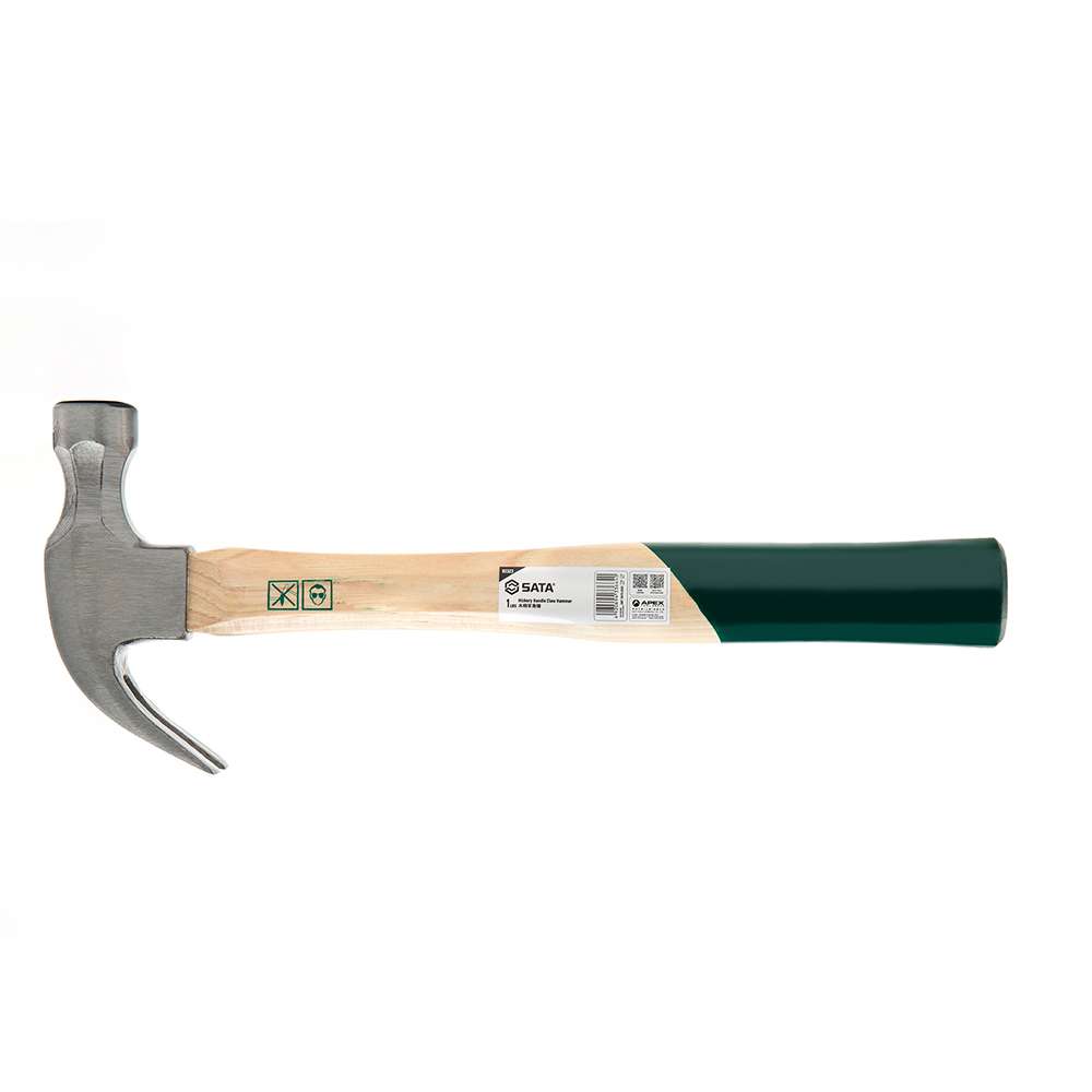 SATA 370g 13oz Hickory Claw Hammer 1