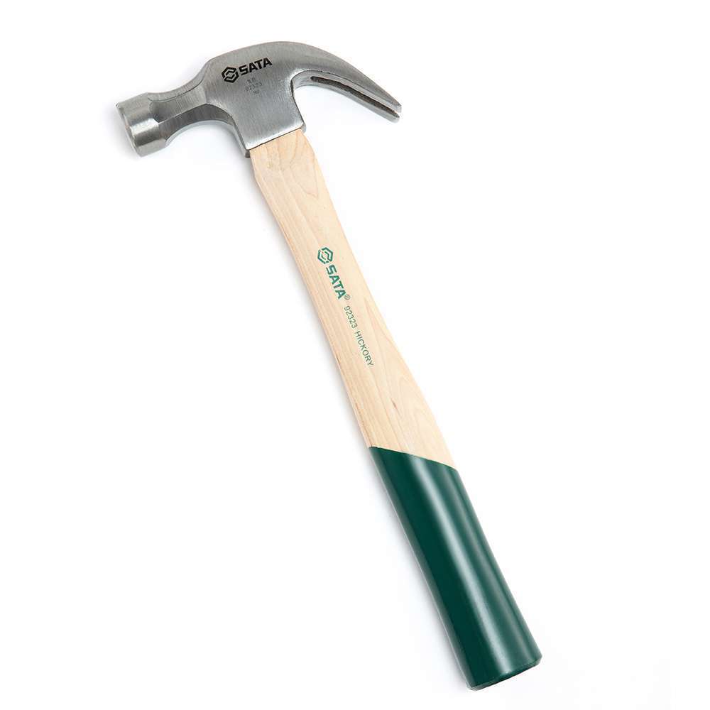 SATA 454g 16oz Hickory Claw Hammer 2