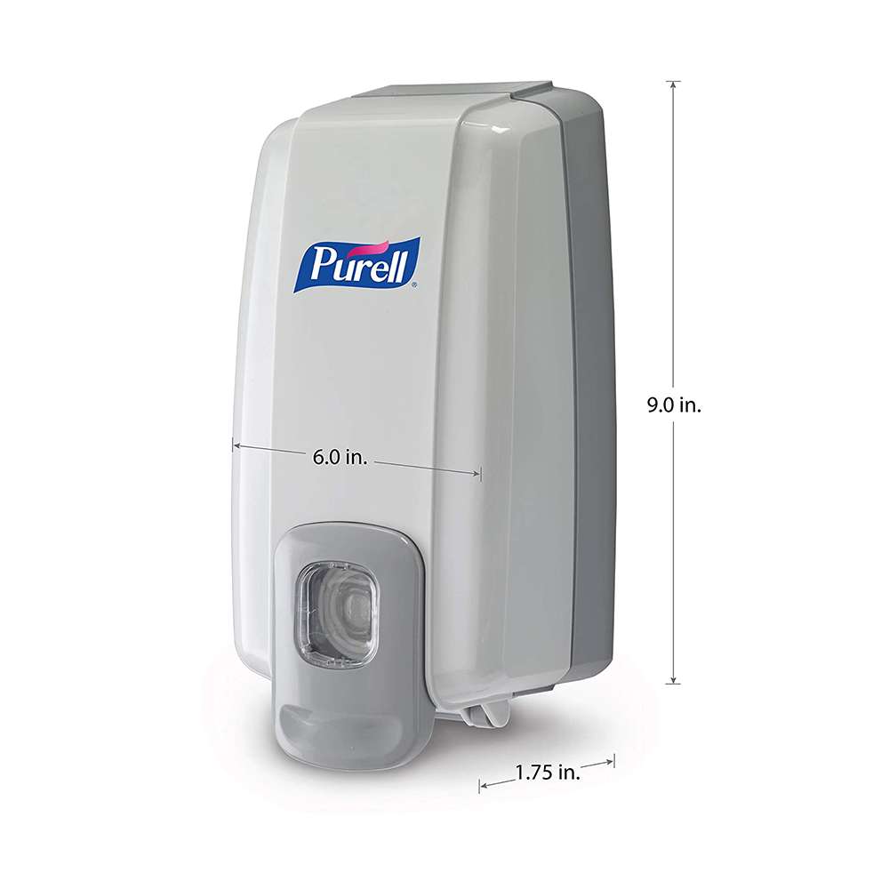 Purell NXT ABS Plastic Space Saver Dispenser (Dove Grey 10.2 x 5.1 x 15.2cm 27.2 g) 3