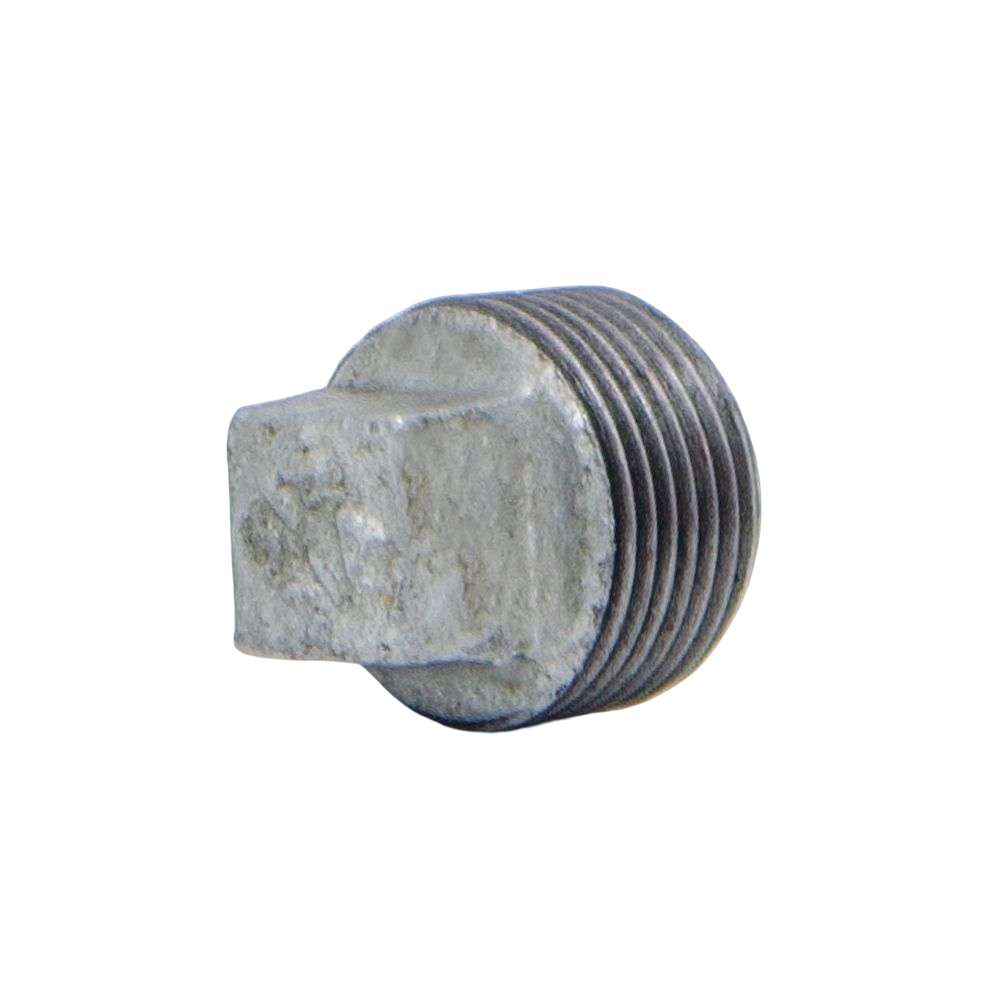 3/4" Galvanized Iron Plug Male Thread 2