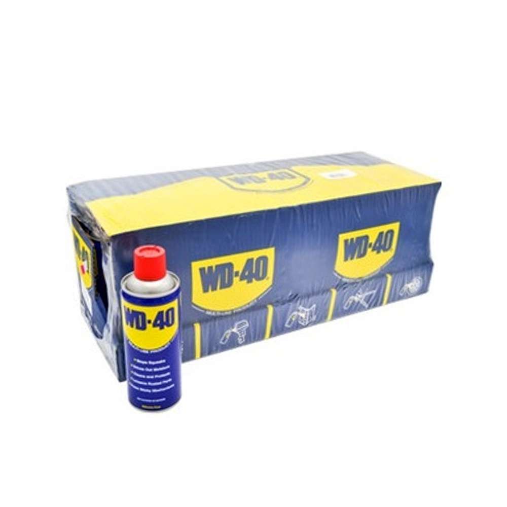 بخاخ مزلق صناعي (aerosol) متعدد الاستخدامات (WD-40) سعة (330ML) مكون من (24) عبوة 0