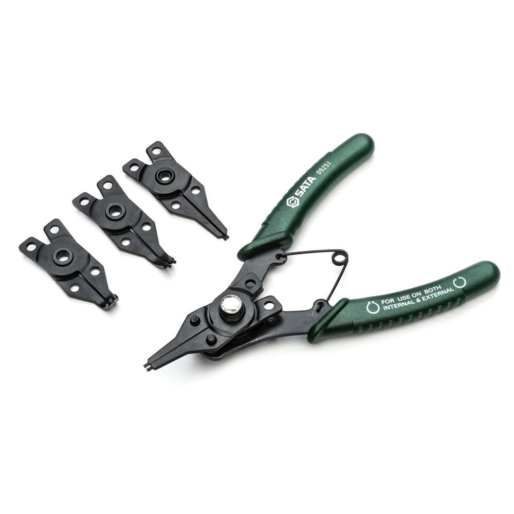 SATA ST09251SJ 5-Piece Combination Snap Ring Pliers Set 0